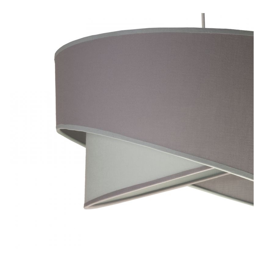 Duolla - Hanglamp aan een koord CELLO 1xE27/40W/230V diameter 45 cm grijs/groen