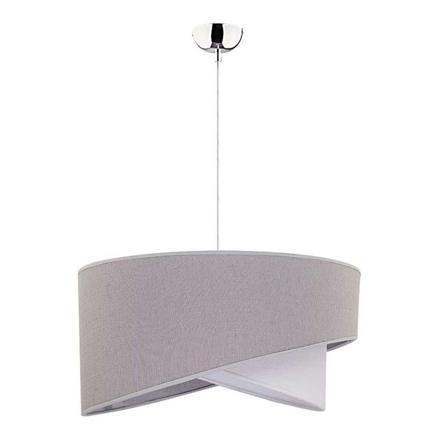 Duolla - Hanglamp aan een koord CELLO 1xE27/40W/230V diameter 45 cm grijs