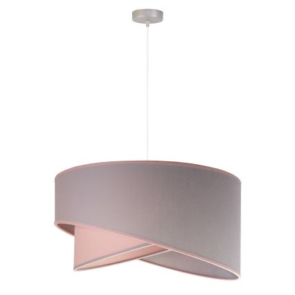 Duolla - Hanglamp aan een koord CELLO 1xE27/40W/230V diameter 45 cm roze