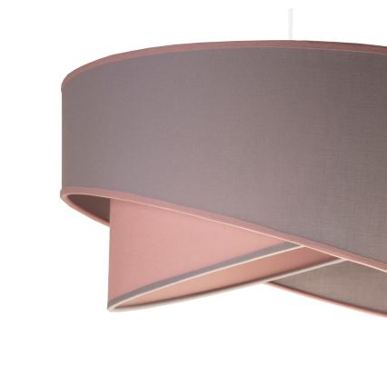 Duolla - Hanglamp aan een koord CELLO 1xE27/40W/230V diameter 45 cm roze