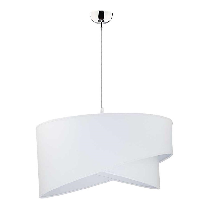 Duolla - Hanglamp aan een koord CELLO 1xE27/40W/230V diameter 45 cm wit