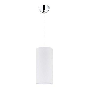 Duolla - Hanglamp aan een koord CIGAR 1xE27/40W/230V diameter 15 cm wit