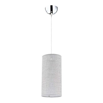 Duolla - Hanglamp aan een koord CIGAR 1xE27/40W/230V lamp diameter 15 cm grijs