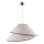 Duolla - Hanglamp aan een koord COCO 1xE27/40W/230V diameter 50 cm wit