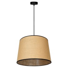 Duolla - Hanglamp aan een koord CONE 1xE27/15W/230V bruin/zwart