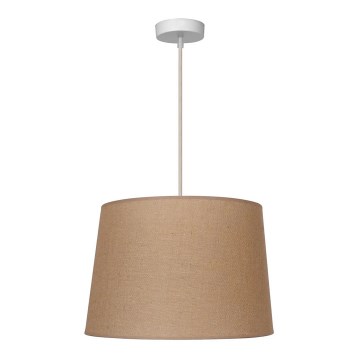 Duolla - Hanglamp aan een koord CONE 1xE27/15W/230V diameter 40 cm bruin