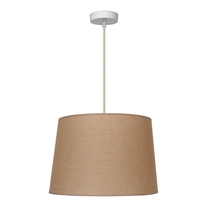 Duolla - Hanglamp aan een koord CONE 1xE27/15W/230V diameter 40 cm bruin