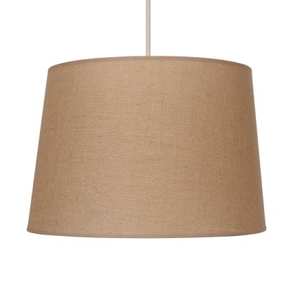 Duolla - Hanglamp aan een koord CONE 1xE27/15W/230V diameter 40 cm bruin