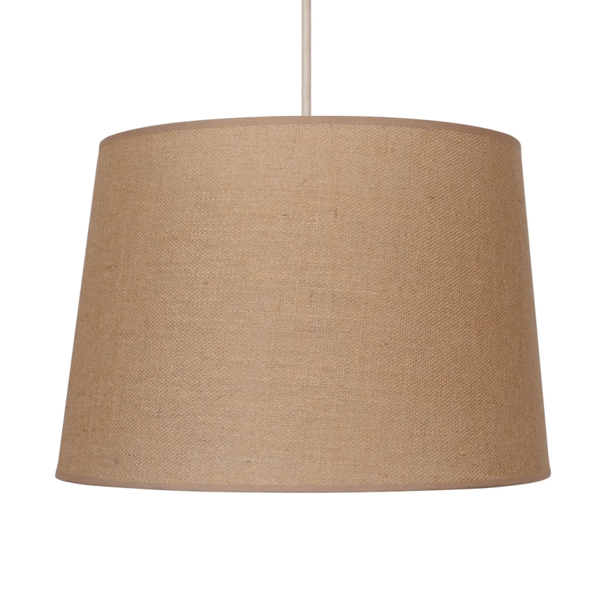 Duolla - Hanglamp aan een koord CONE 1xE27/15W/230V diameter 40 cm bruin