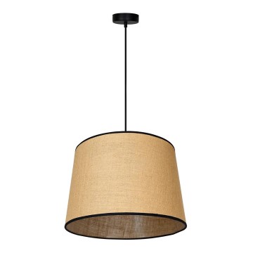 Duolla - Hanglamp aan een koord CONE 1xE27/15W/230V diameter 40 cm bruin/zwart