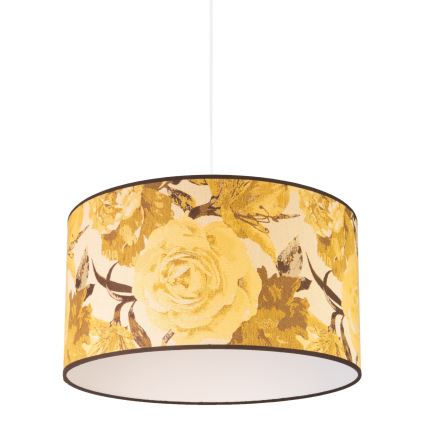 Duolla - Hanglamp aan een koord CONSTANCE 1xE27/40W/230V diameter 45 cm geel