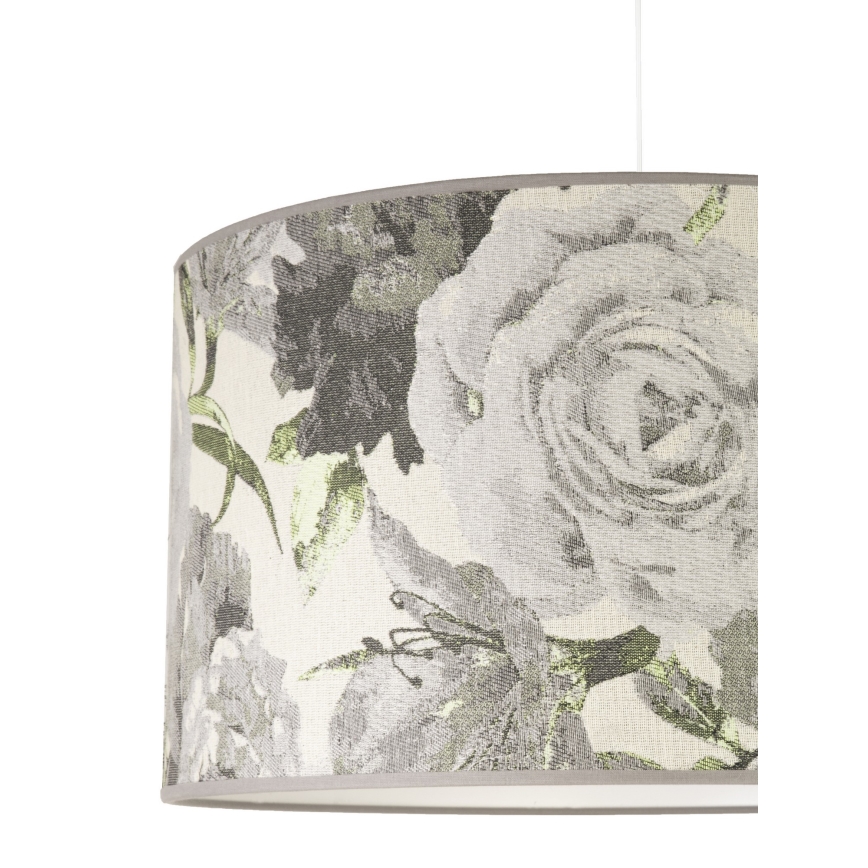 Duolla - Hanglamp aan een koord CONSTANCE 1xE27/40W/230V diameter 45 cm grijs