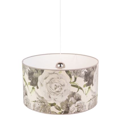 Duolla - Hanglamp aan een koord CONSTANCE 1xE27/40W/230V diameter 45 cm grijs
