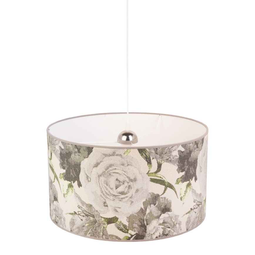 Duolla - Hanglamp aan een koord CONSTANCE 1xE27/40W/230V diameter 45 cm grijs