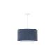 Duolla - Hanglamp aan een koord CORDUROY 1xE27/15W/230V donkerblauw