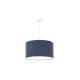 Duolla - Hanglamp aan een koord CORDUROY 1xE27/15W/230V donkerblauw