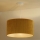 Duolla - Hanglamp aan een koord CORDUROY 1xE27/15W/230V geel