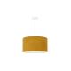 Duolla - Hanglamp aan een koord CORDUROY 1xE27/15W/230V geel
