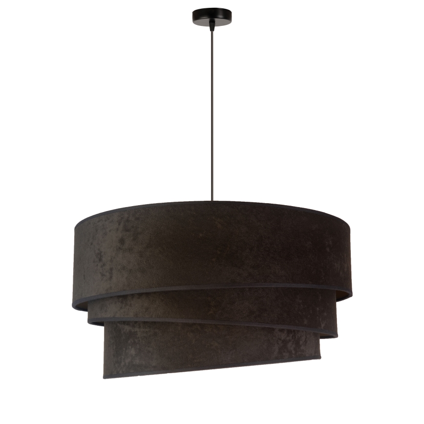 Duolla - Hanglamp aan een koord DEVON 1xE27/40W/230V diameter 45 cm zwart/goud