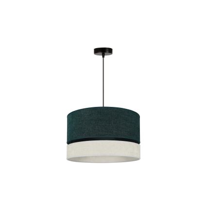 Duolla - Hanglamp aan een koord DOUBLE 1xE27/15W/230V diameter 40 cm groen/grijs