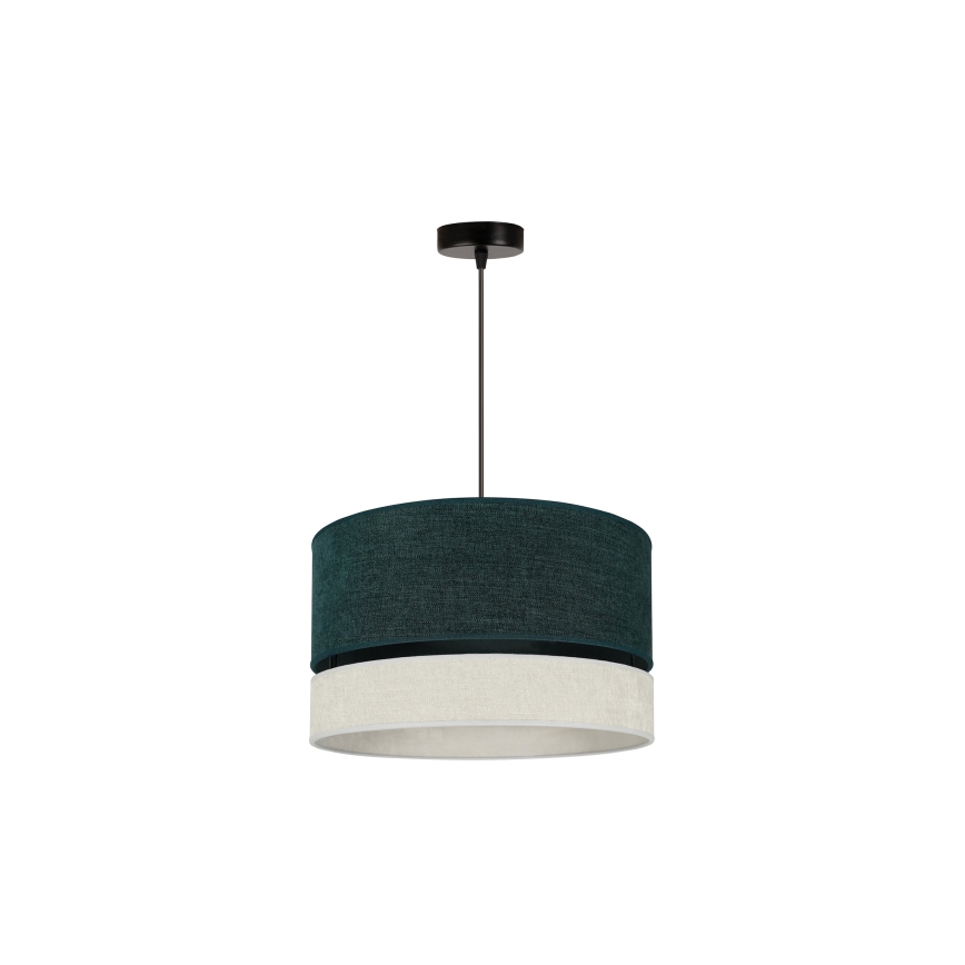 Duolla - Hanglamp aan een koord DOUBLE 1xE27/15W/230V diameter 40 cm groen/grijs