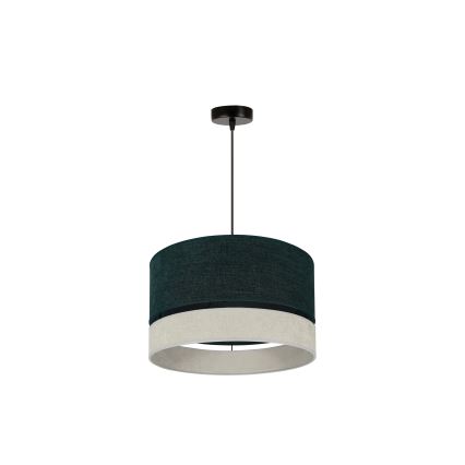 Duolla - Hanglamp aan een koord DOUBLE 1xE27/15W/230V diameter 40 cm groen/grijs