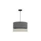 Duolla - Hanglamp aan een koord DOUBLE 1xE27/15W/230V grijs