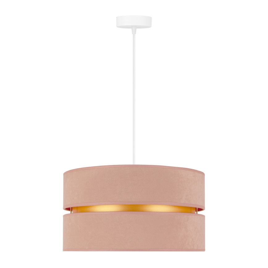 Duolla - Hanglamp aan een koord DUO 1xE27/15W/230V diameter 40 cm beige