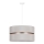 Duolla - Hanglamp aan een koord DUO 1xE27/15W/230V diameter 40 cm crème/goud