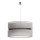 Duolla - Hanglamp aan een koord DUO 1xE27/15W/230V diameter 40 cm grijs
