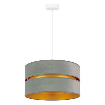 Duolla - Hanglamp aan een koord DUO 1xE27/15W/230V diameter 40 cm licht groen/goud