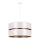 Duolla - Hanglamp aan een koord DUO 1xE27/15W/230V diameter 40 cm wit/goud