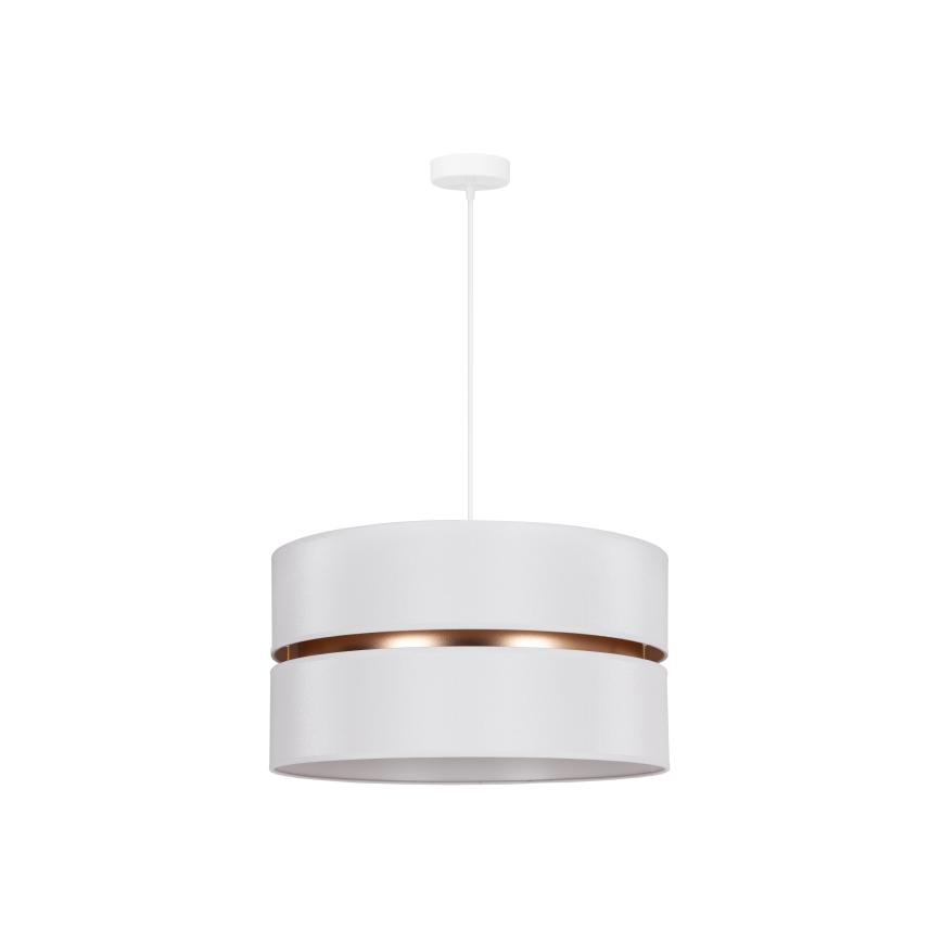 Duolla - Hanglamp aan een koord DUO 1xE27/15W/230V diameter 40 cm wit/goud