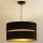 Duolla - Hanglamp aan een koord DUO 1xE27/15W/230V diameter 40 cm zwart/goud