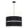 Duolla - Hanglamp aan een koord DUO 1xE27/15W/230V diameter 40 cm zwart/wit