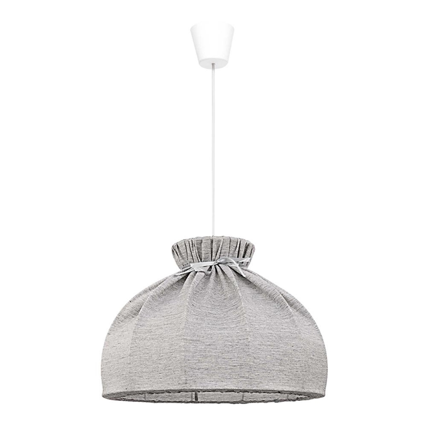 Duolla - Hanglamp aan een koord ECO 1xE27/40W/230V diameter 38 cm grijs