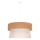 Duolla - Hanglamp aan een koord ETNIC 1xE27/40W/230V crème/beige
