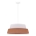 Duolla - Hanglamp aan een koord GALAXY 1xE27/15W/230V diameter 50 cm bruin/wit