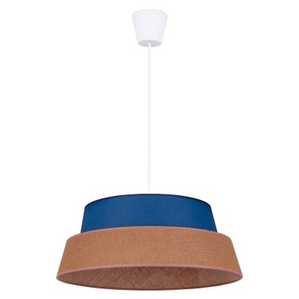 Duolla - Hanglamp aan een koord GALAXY 1xE27/40W/230V diameter 50 cm blauw