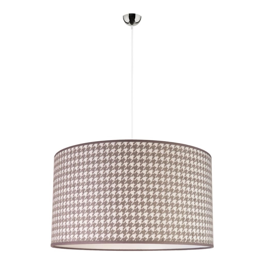 Duolla - Hanglamp aan een koord KENT 1xE27/40W/230V diameter 45 cm grijs