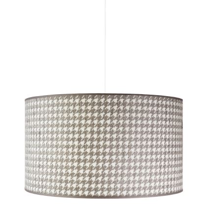 Duolla - Hanglamp aan een koord KENT 1xE27/40W/230V diameter 45 cm grijs
