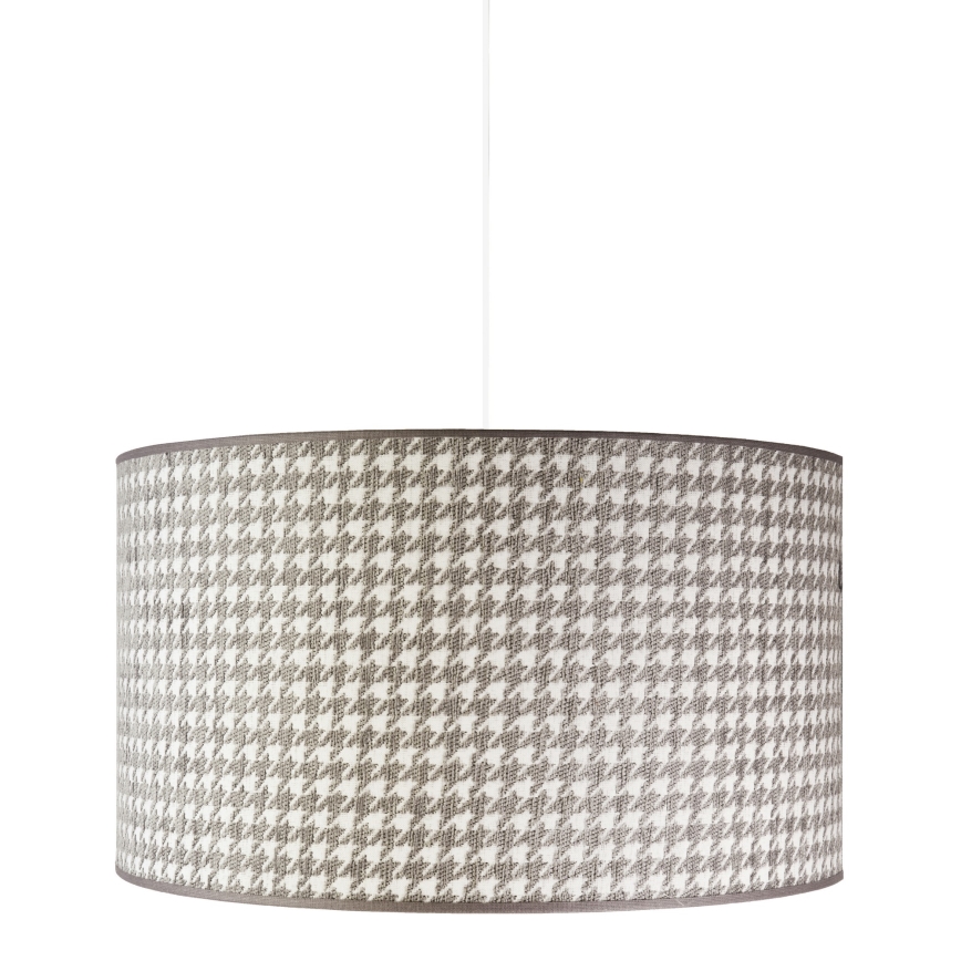 Duolla - Hanglamp aan een koord KENT 1xE27/40W/230V diameter 45 cm grijs