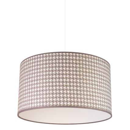Duolla - Hanglamp aan een koord KENT 1xE27/40W/230V diameter 45 cm grijs
