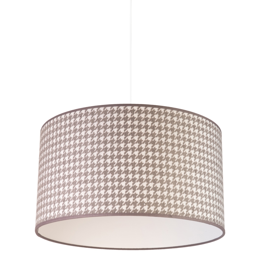 Duolla - Hanglamp aan een koord KENT 1xE27/40W/230V diameter 45 cm grijs