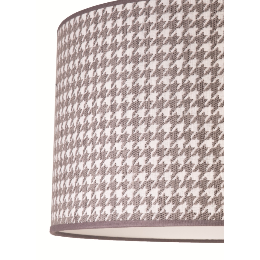 Duolla - Hanglamp aan een koord KENT 1xE27/40W/230V diameter 45 cm grijs