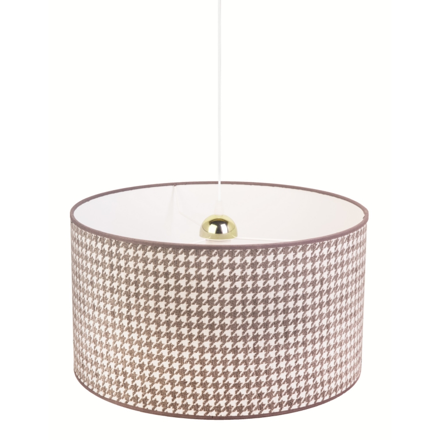 Duolla - Hanglamp aan een koord KENT 1xE27/40W/230V diameter 45 cm grijs