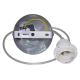 Duolla - Hanglamp aan een koord KOBO 1xE27/15W/230V antraciet/grijs/wit