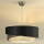 Duolla - Hanglamp aan een koord KOBO 1xE27/15W/230V diameter 45 cm antraciet/grijs/wit