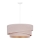 Duolla - Hanglamp aan een koord KOBO 1xE27/15W/230V diameter 45 cm crème/goud