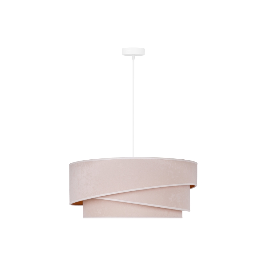 Duolla - Hanglamp aan een koord KOBO 1xE27/15W/230V diameter 45 cm crème/goud